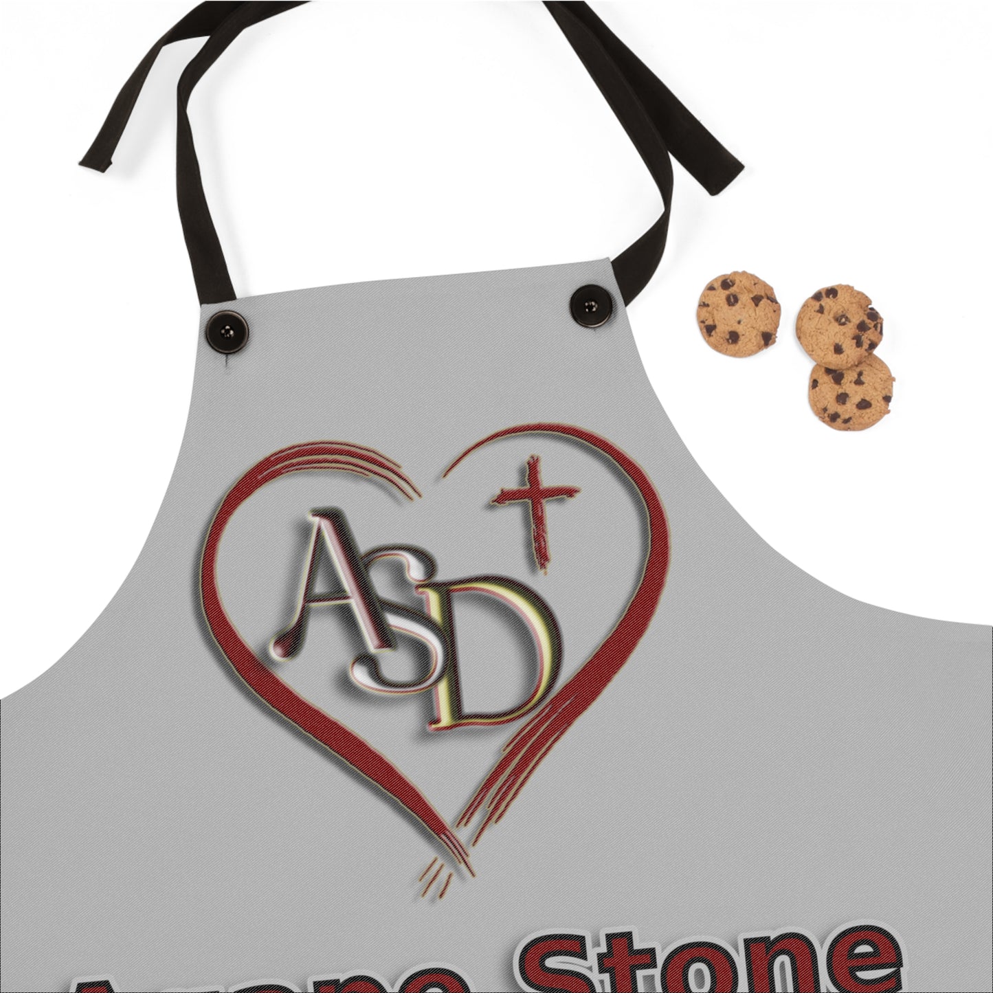 Custom Faith-Based Aprons - Personalized Christian Business Apparel - Church Ministry &amp; Organization Logo Design