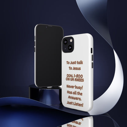 Dial Jesus Anytime | Christian Phone Case
