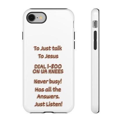Dial Jesus Anytime | Christian Phone Case