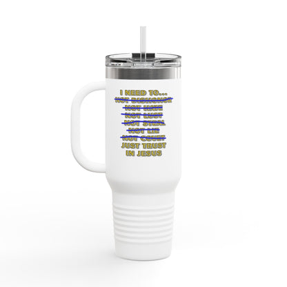 Daily Motivation | 40oz Christian Travel Mug