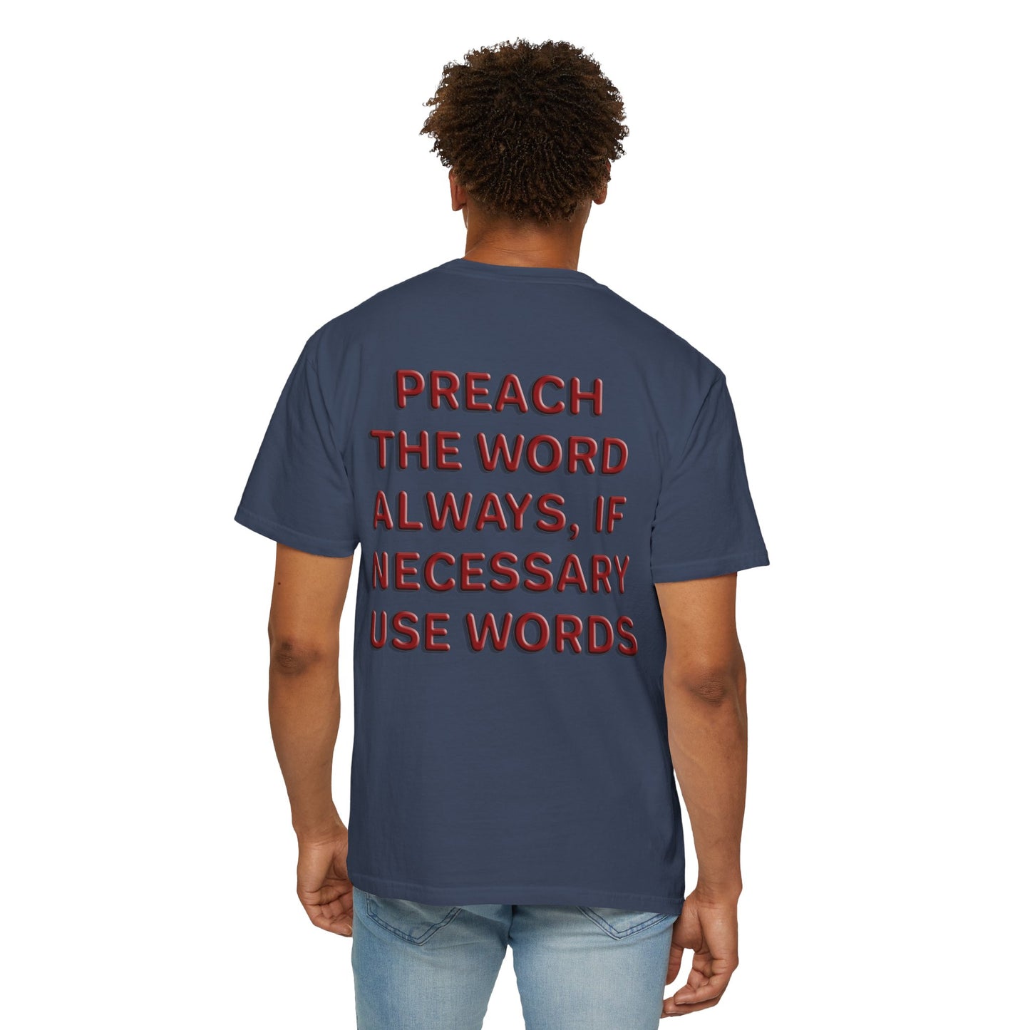 Preach Christian T-Shirt | d'Avi Collection | Faith-Inspired Comfort Colors Apparel