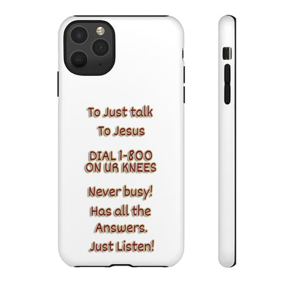 Dial Jesus Anytime | Christian Phone Case
