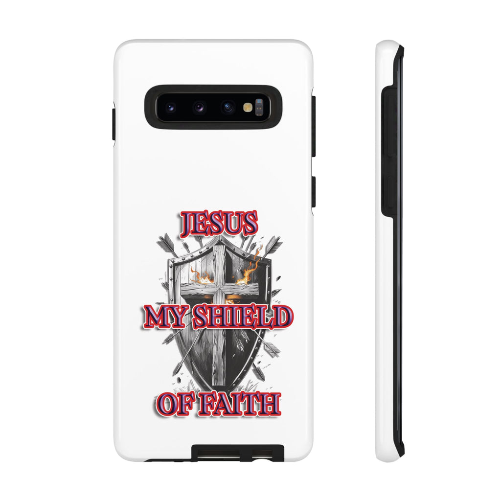 Shield | Phone Case | Jesus My Shield of Faith | Tough Cases, Christian Gift, Religious Decor, Inspirational Phone Cover, [...]