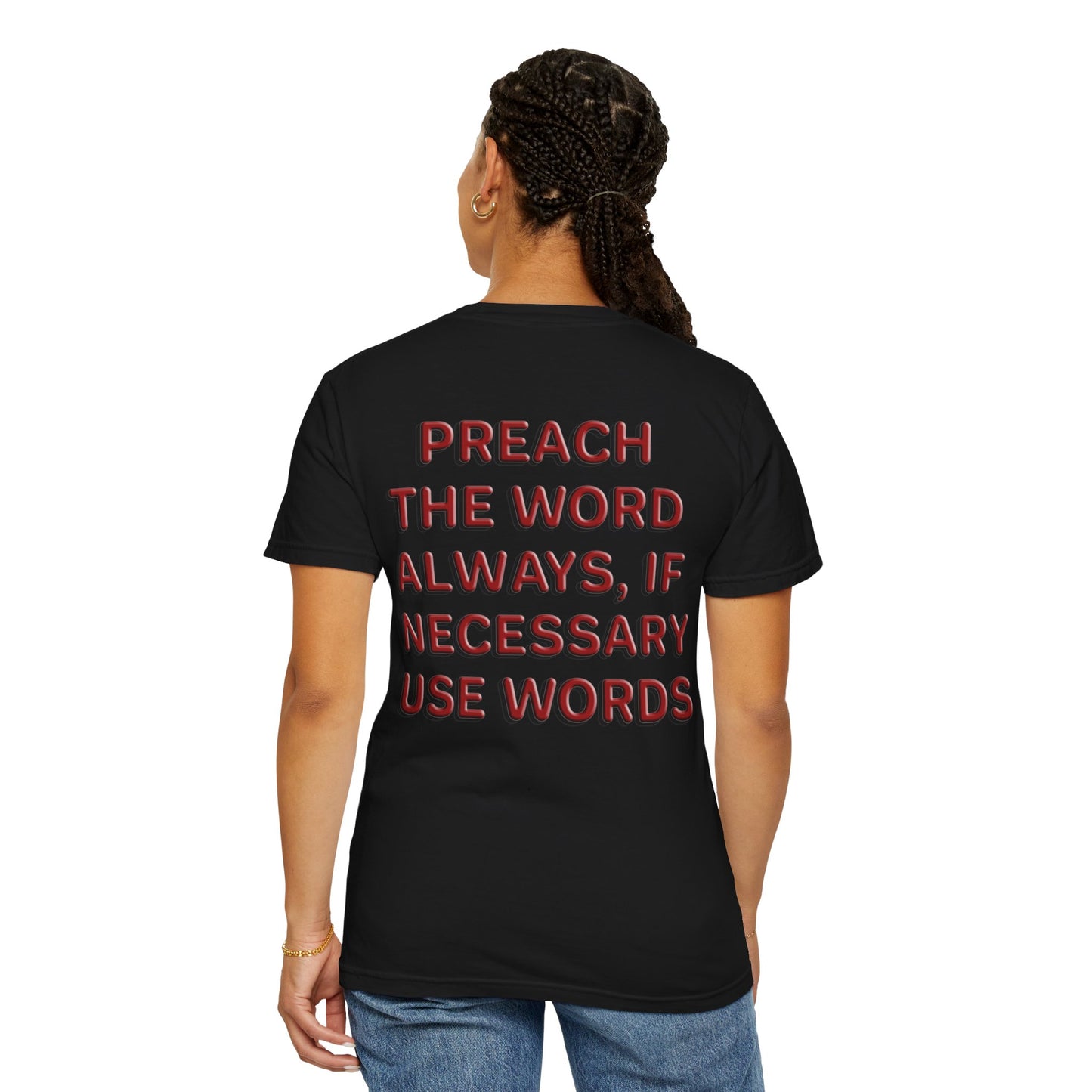 Preach Christian T-Shirt | d'Avi Collection | Faith-Inspired Comfort Colors Apparel