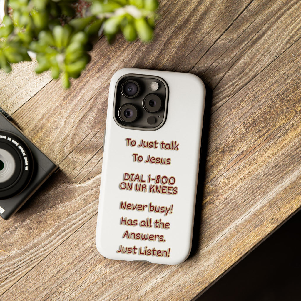 Dial Jesus anytimePhone Case**