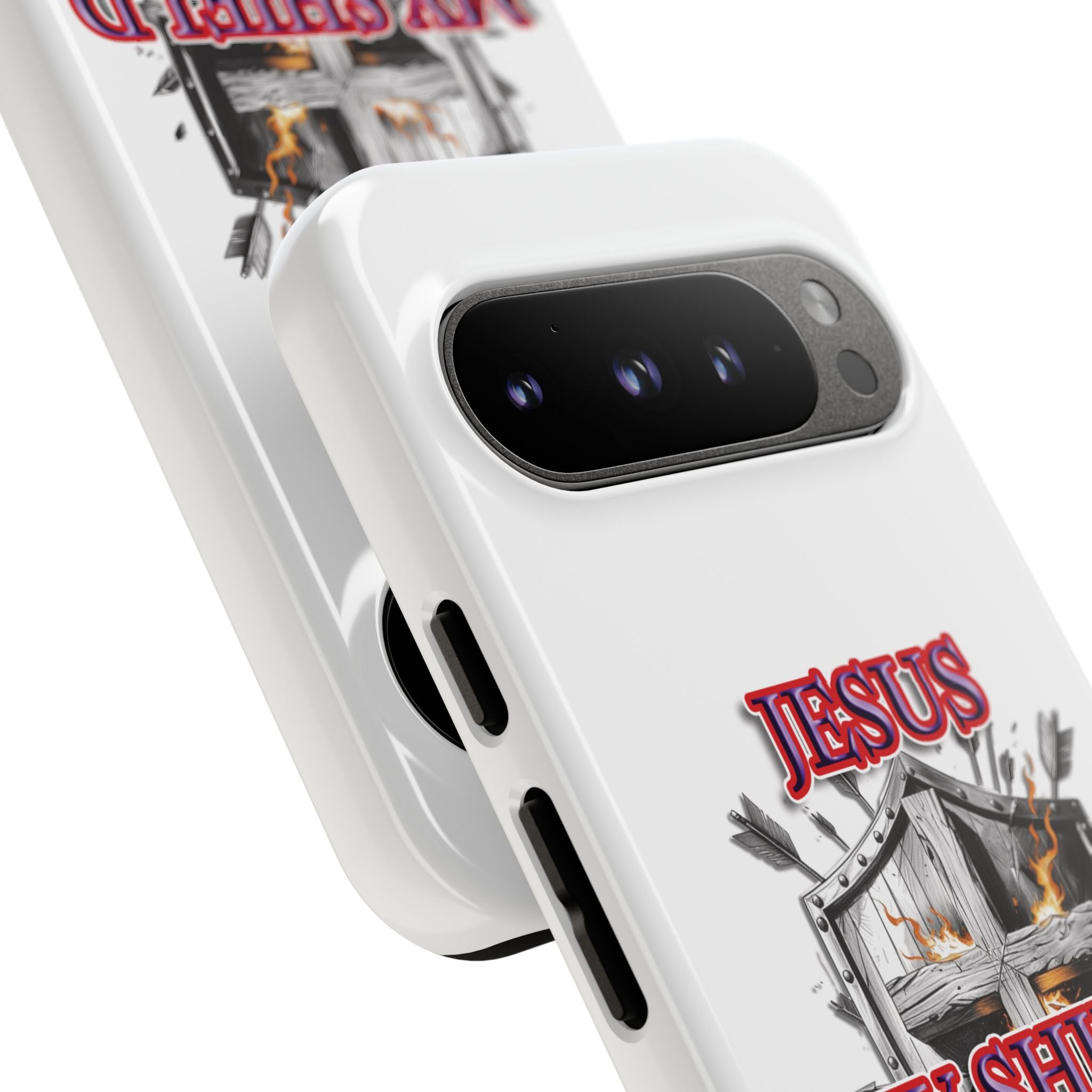 Shield | Phone Case | Jesus My Shield of Faith | Tough Cases, Christian Gift, Religious Decor, Inspirational Phone Cover, [...]