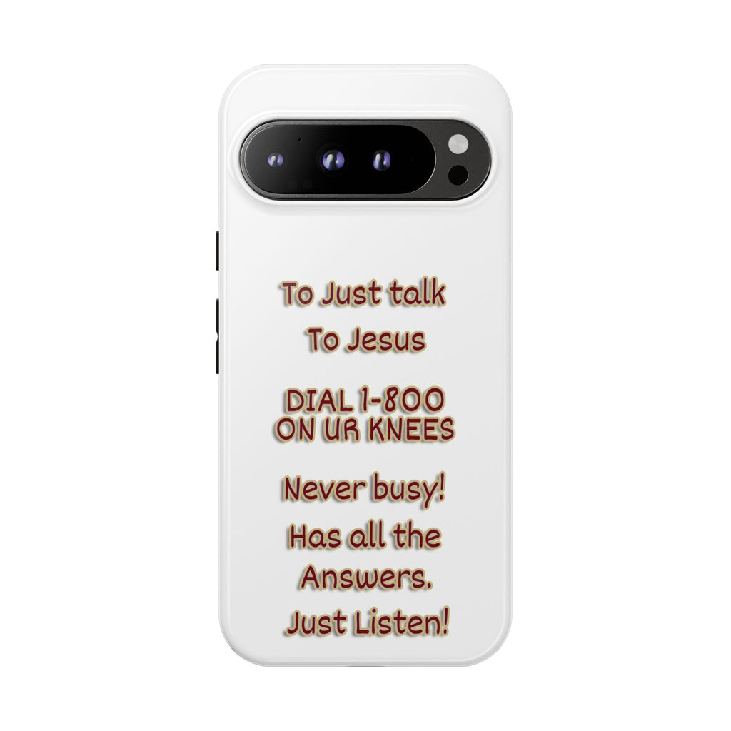 Dial Jesus anytimePhone Case**
