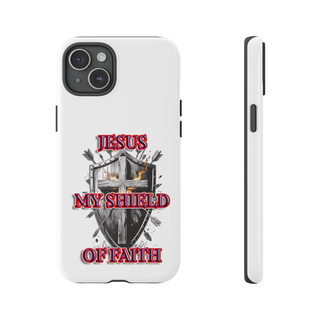 Shield | Phone Case | Jesus My Shield of Faith | Tough Cases, Christian Gift, Religious Decor, Inspirational Phone Cover, [...]
