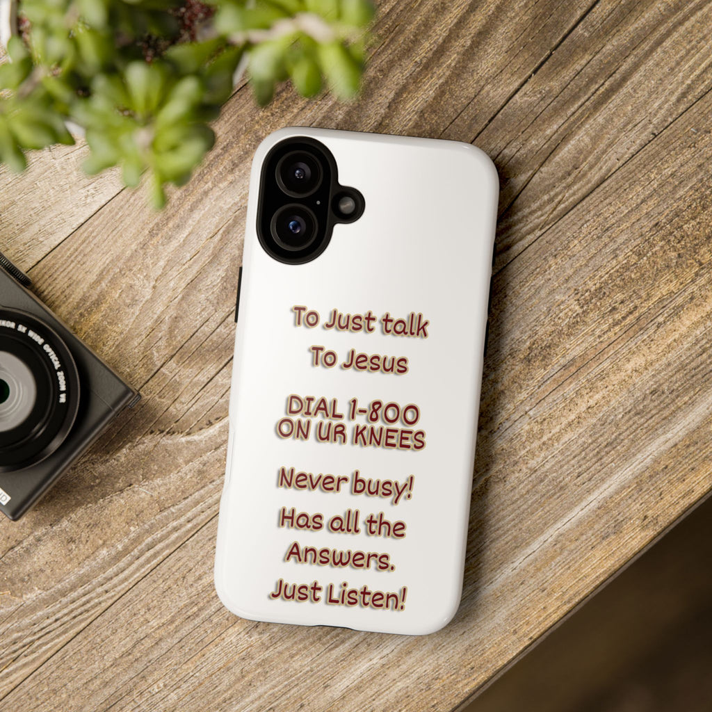 Dial Jesus anytimePhone Case**