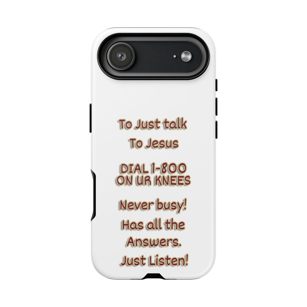 Dial Jesus anytimePhone Case**