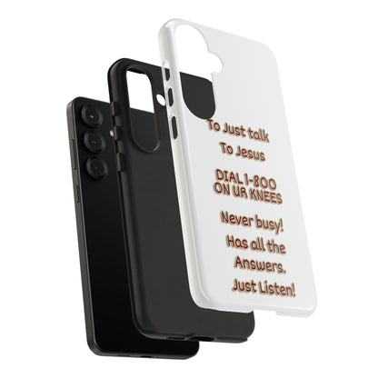 Dial Jesus Anytime | Christian Phone Case