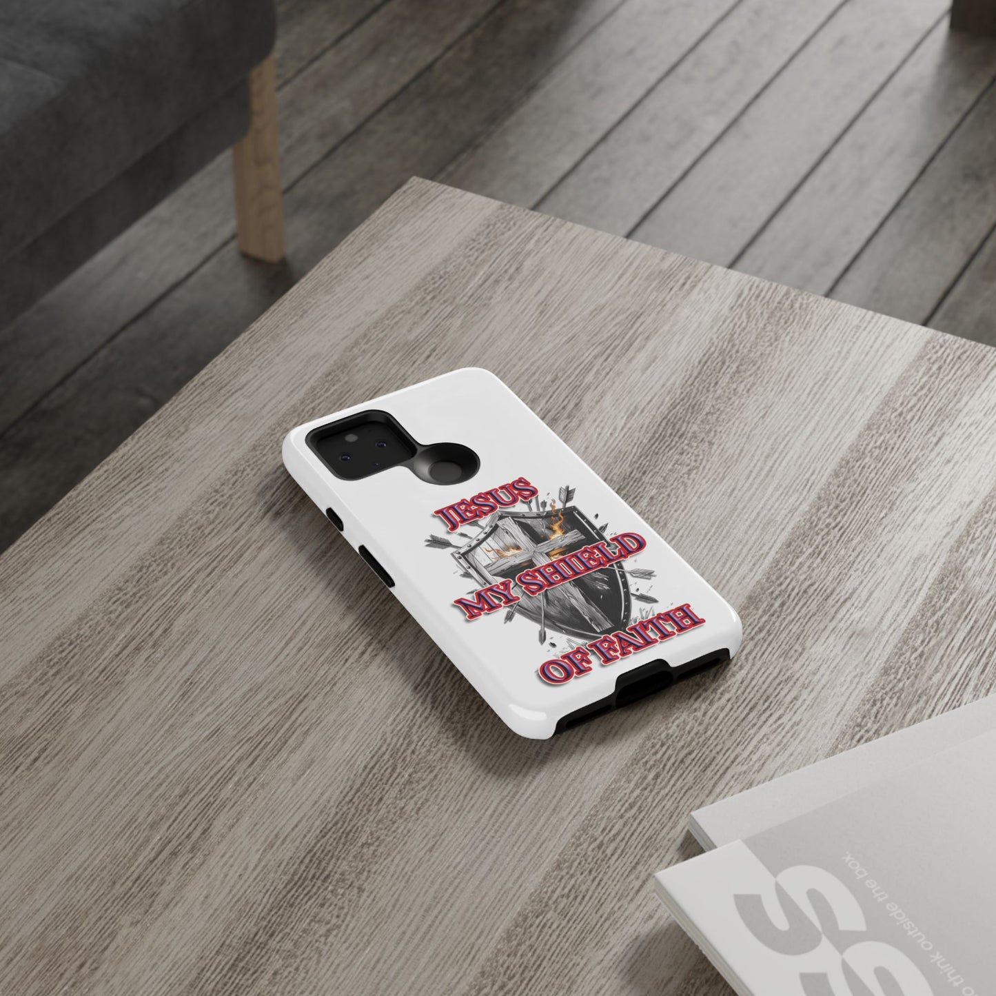 Faith-Inspired Phone Case | Jesus My Shield of Faith | Tough Cases, Christian Gift, Religious Decor, Inspirational Phone Cover, [...]