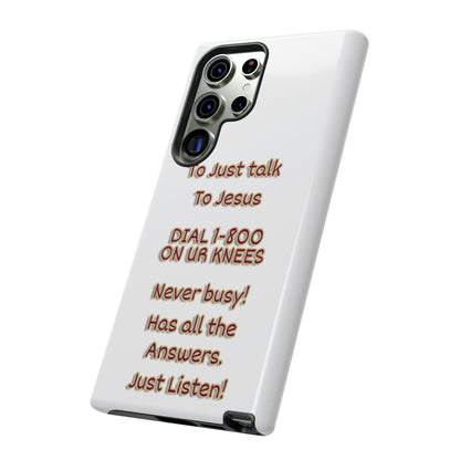 Dial Jesus Anytime | Christian Phone Case