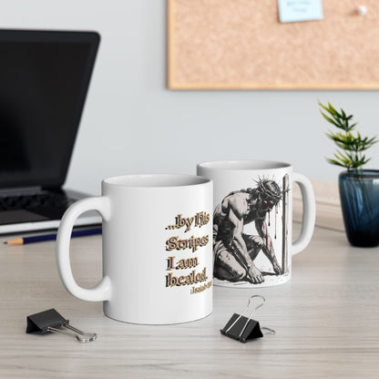 By His Stripes | Christian Mug | Isaiah 53:5