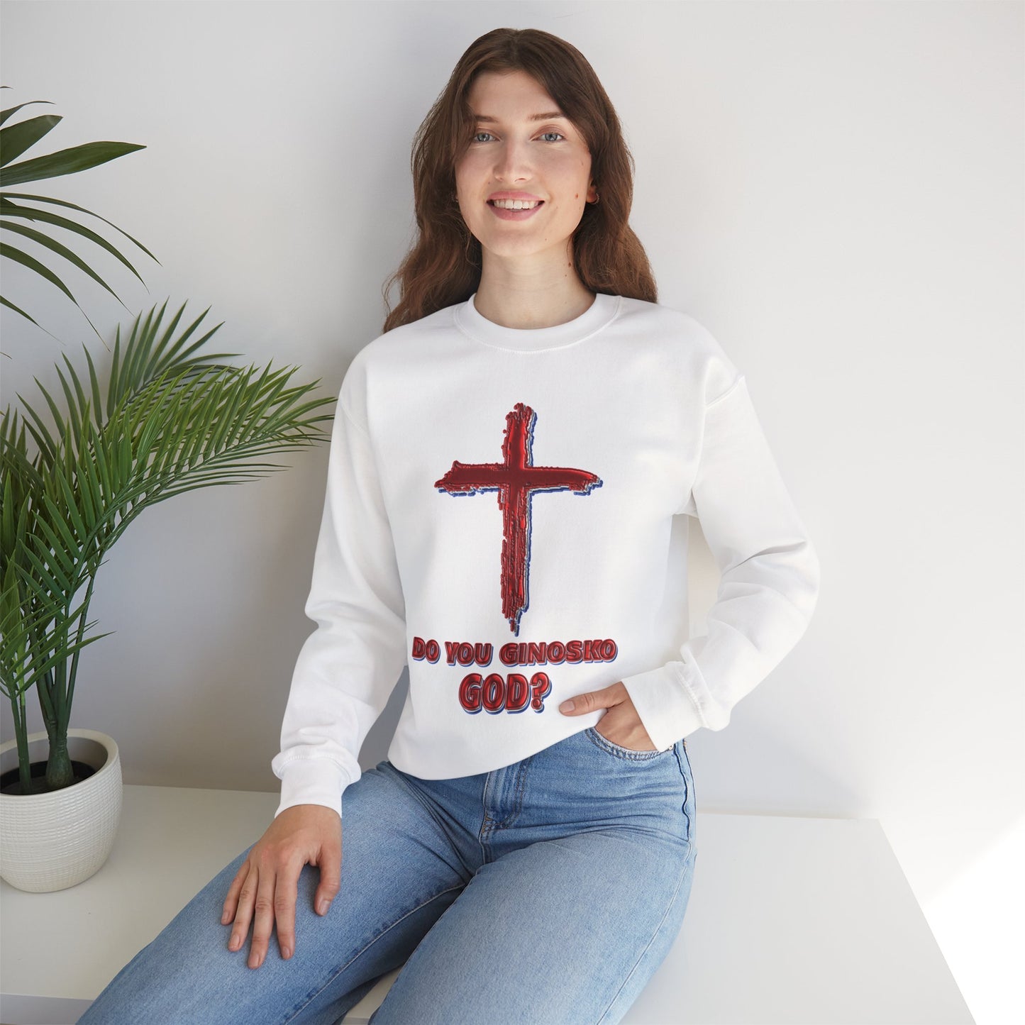 Religious Crewneck Sweatshirt, Faith Apparel, Christian Gift, Inspirational Clothing, Everyday Wear