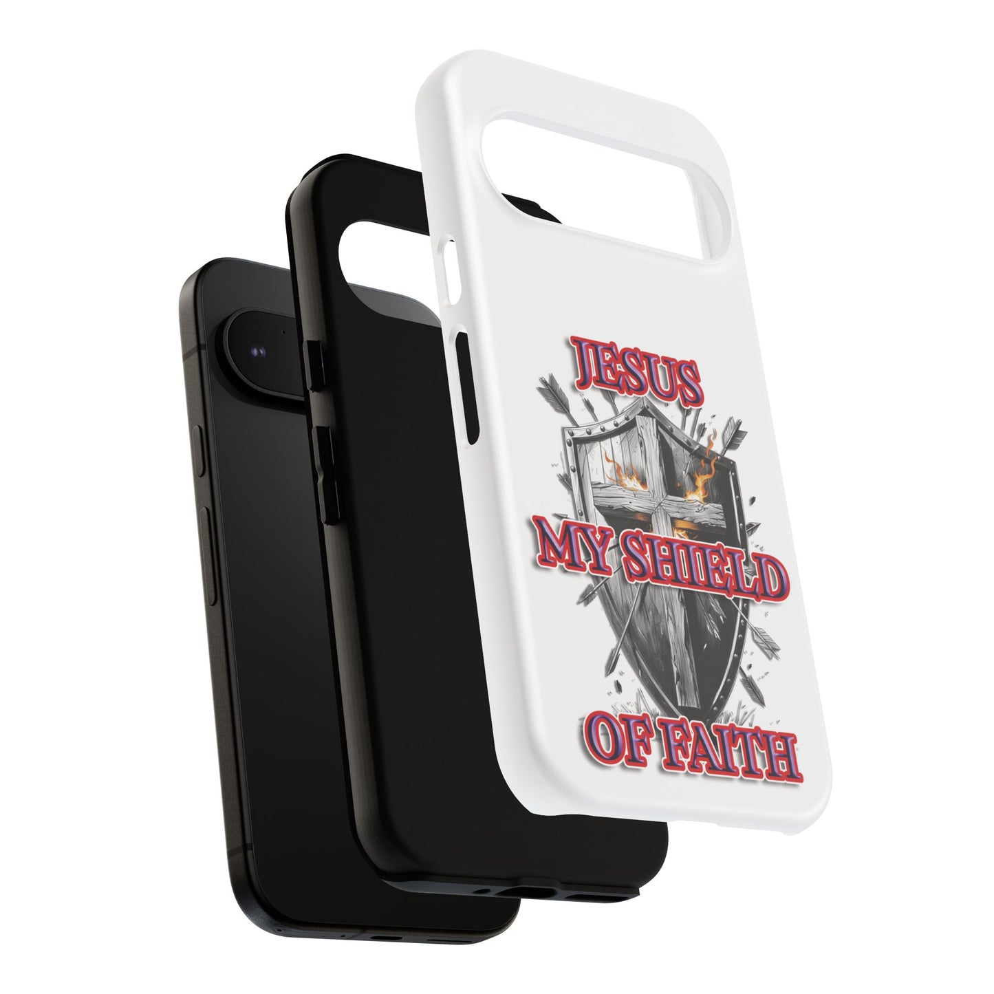 Faith-Inspired Phone Case | Jesus My Shield of Faith | Tough Cases, Christian Gift, Religious Decor, Inspirational Phone Cover, [...]