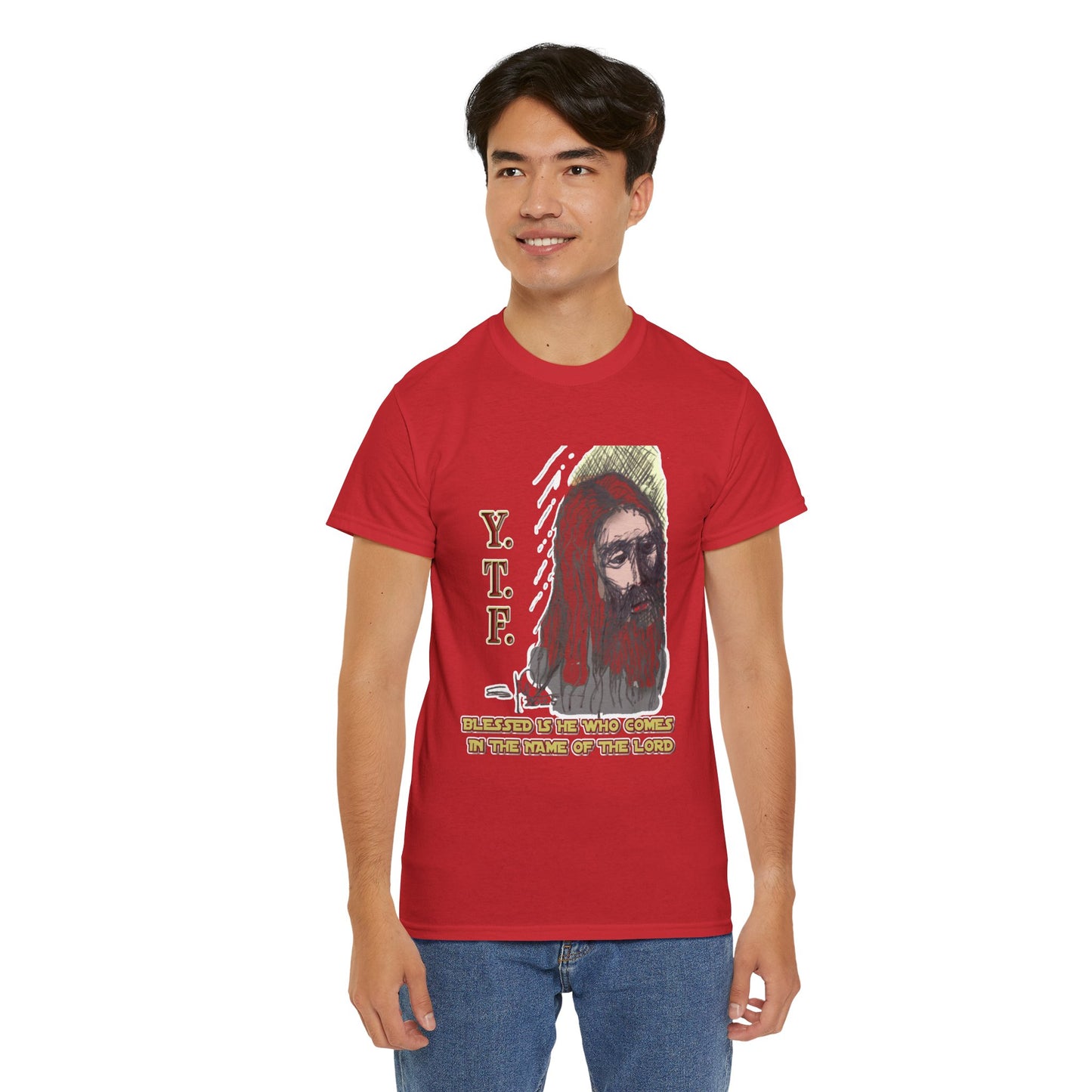 Y.T.F. the d’Avi Collection - T-Shirt, Religious T-Shirt, Faith Inspired Gift, Spiritual Apparel, Church Wear