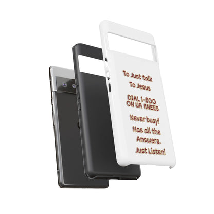 Dial Jesus Anytime | Christian Phone Case