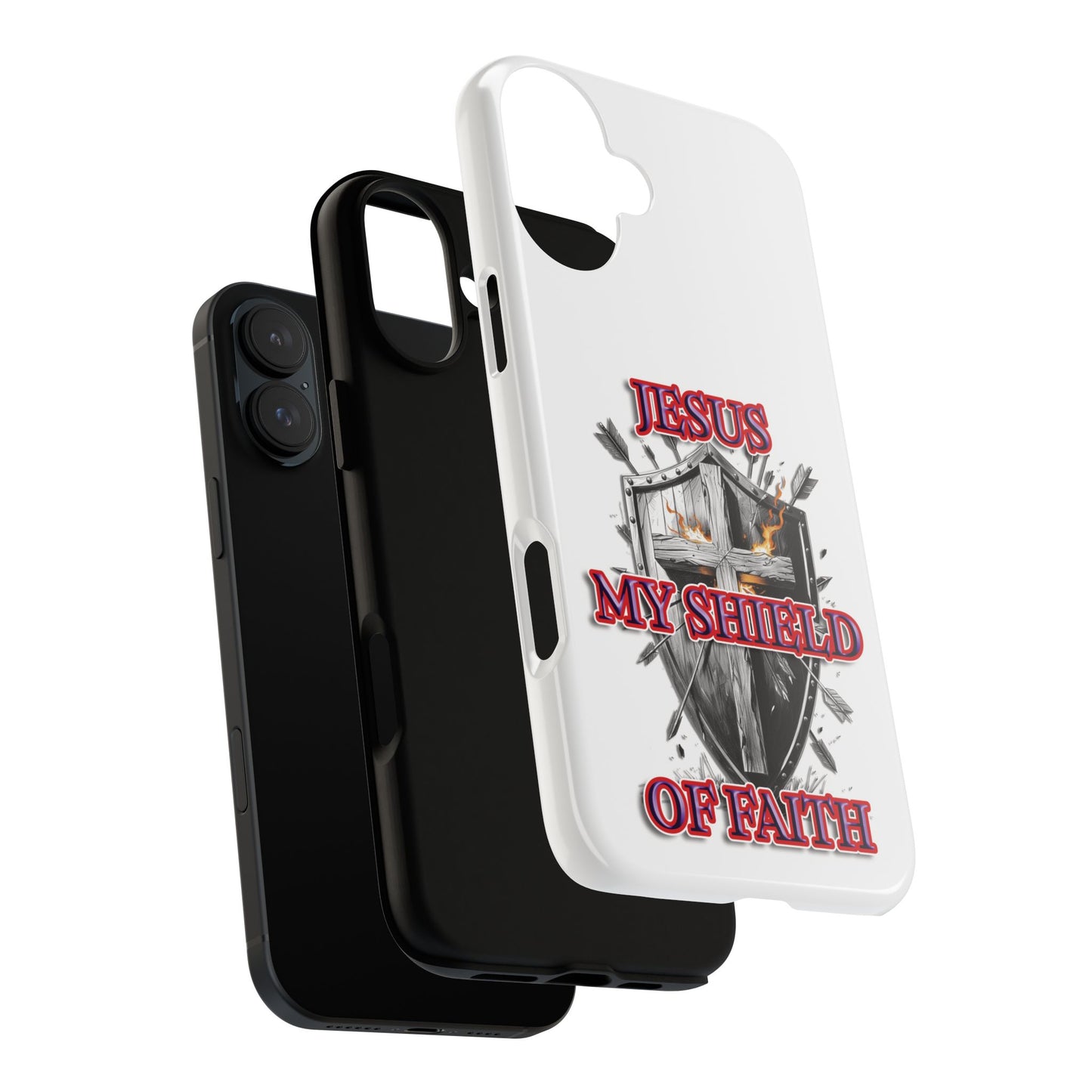Faith-Inspired Phone Case | Jesus My Shield of Faith | Tough Cases, Christian Gift, Religious Decor, Inspirational Phone Cover, [...]