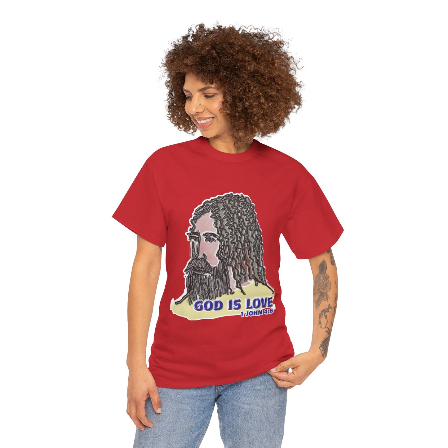 God is love the d’Avi Collection - T-Shirt, Religious T-Shirt, Faith Inspired Gift, Spiritual Apparel, Church Wear