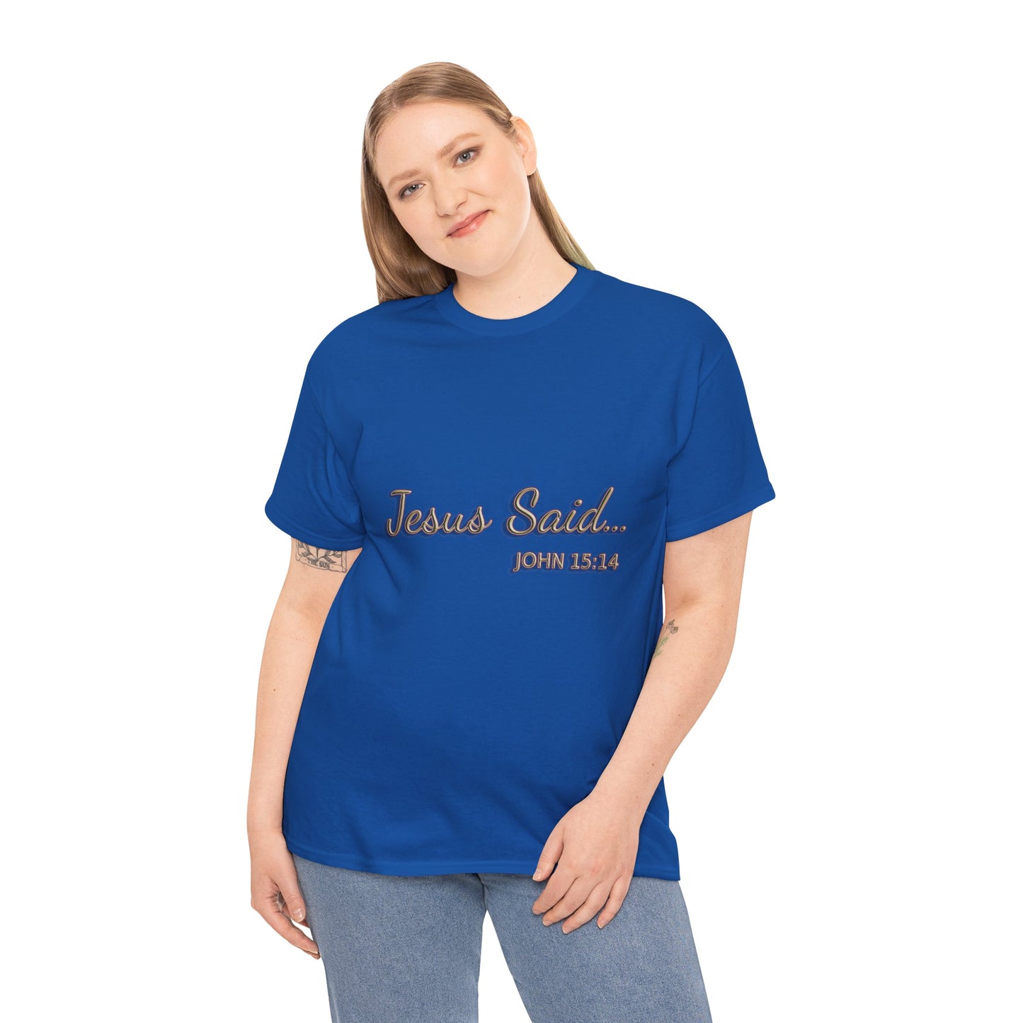 Faith Inspired T-Shirt - My Friend Is Jesus if I Follow His Commands