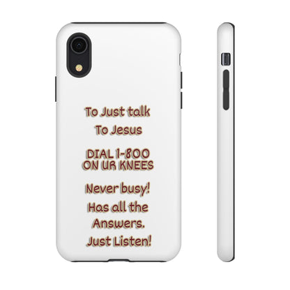 Dial Jesus Anytime | Christian Phone Case