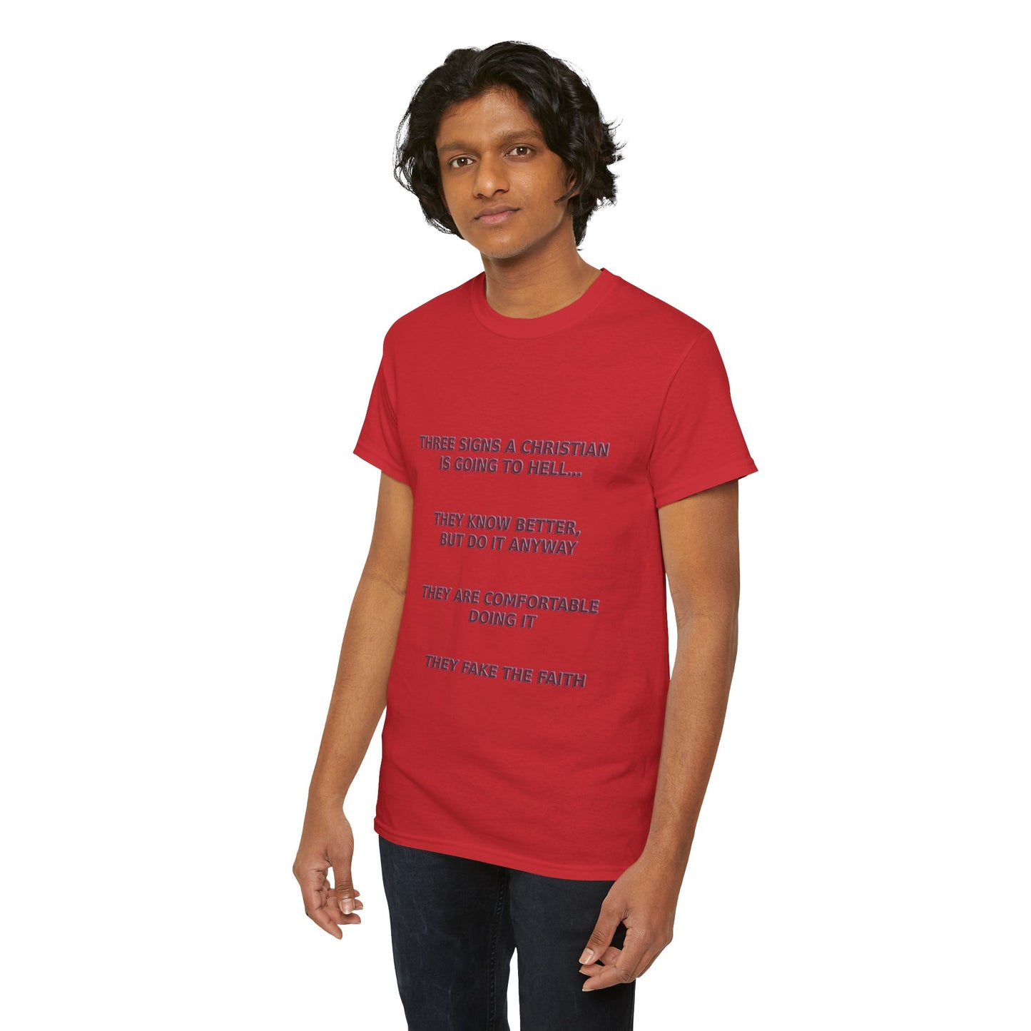 Christian Going To Hell Signs - Religious T-Shirt, Faith Inspired Gift, Spiritual Apparel, Church Wear