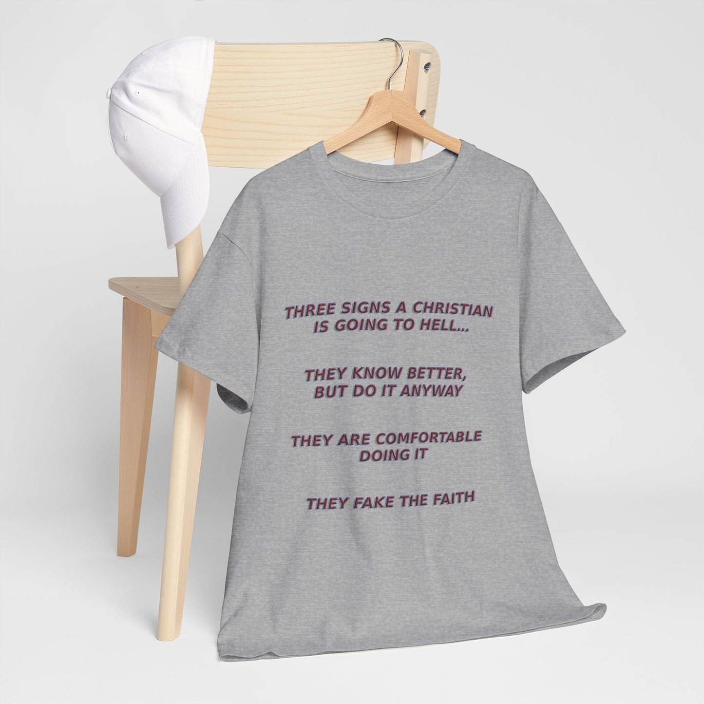 Christian Going To Hell Signs - Religious T-Shirt, Faith Inspired Gift, Spiritual Apparel, Church Wear