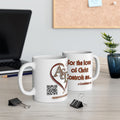 For the Love of Christ Controls Me" Coffee Mug - 2 Corinthians 5:14 | Free with Any 2-Item Purchase