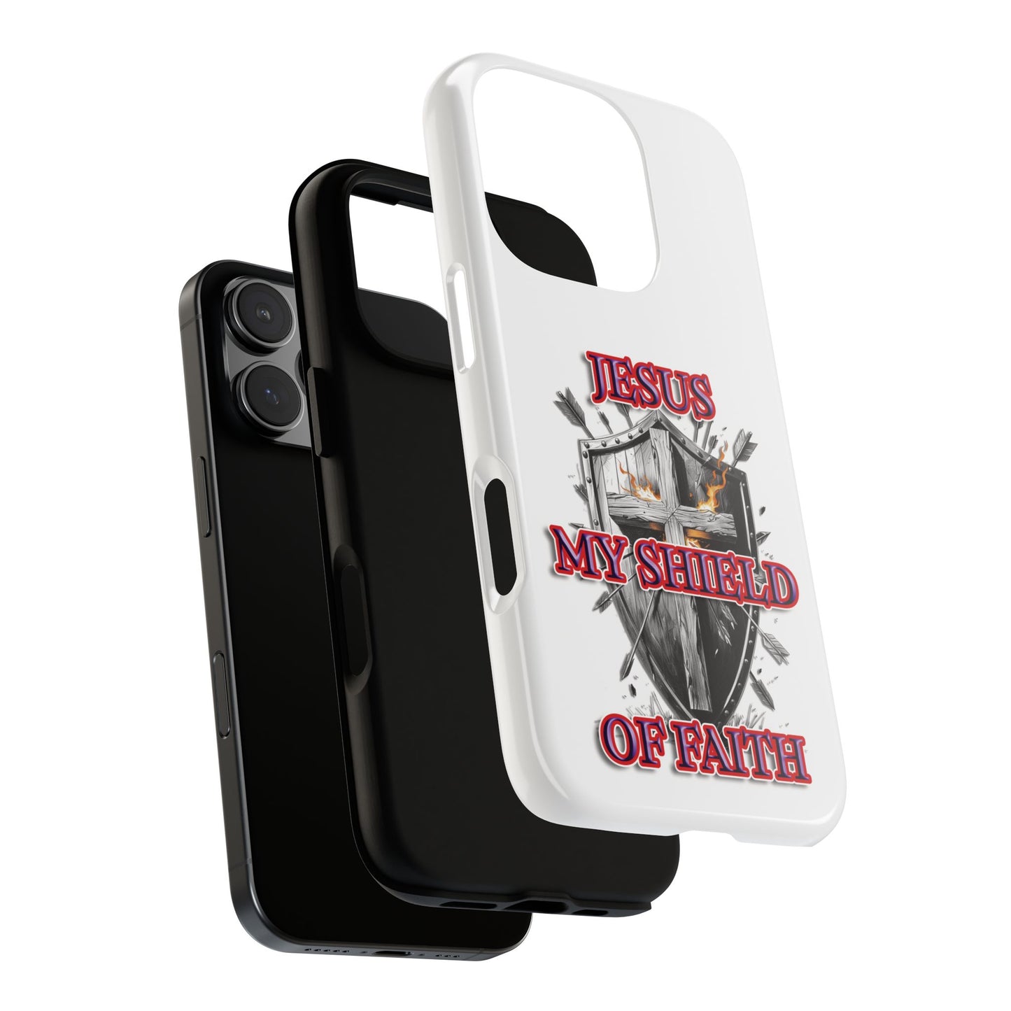 Faith-Inspired Phone Case | Jesus My Shield of Faith | Tough Cases, Christian Gift, Religious Decor, Inspirational Phone Cover, [...]