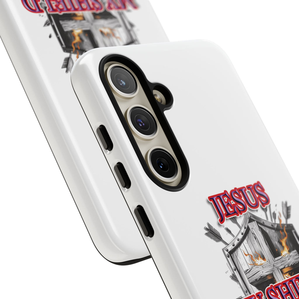 Shield | Phone Case | Jesus My Shield of Faith | Tough Cases, Christian Gift, Religious Decor, Inspirational Phone Cover, [...]