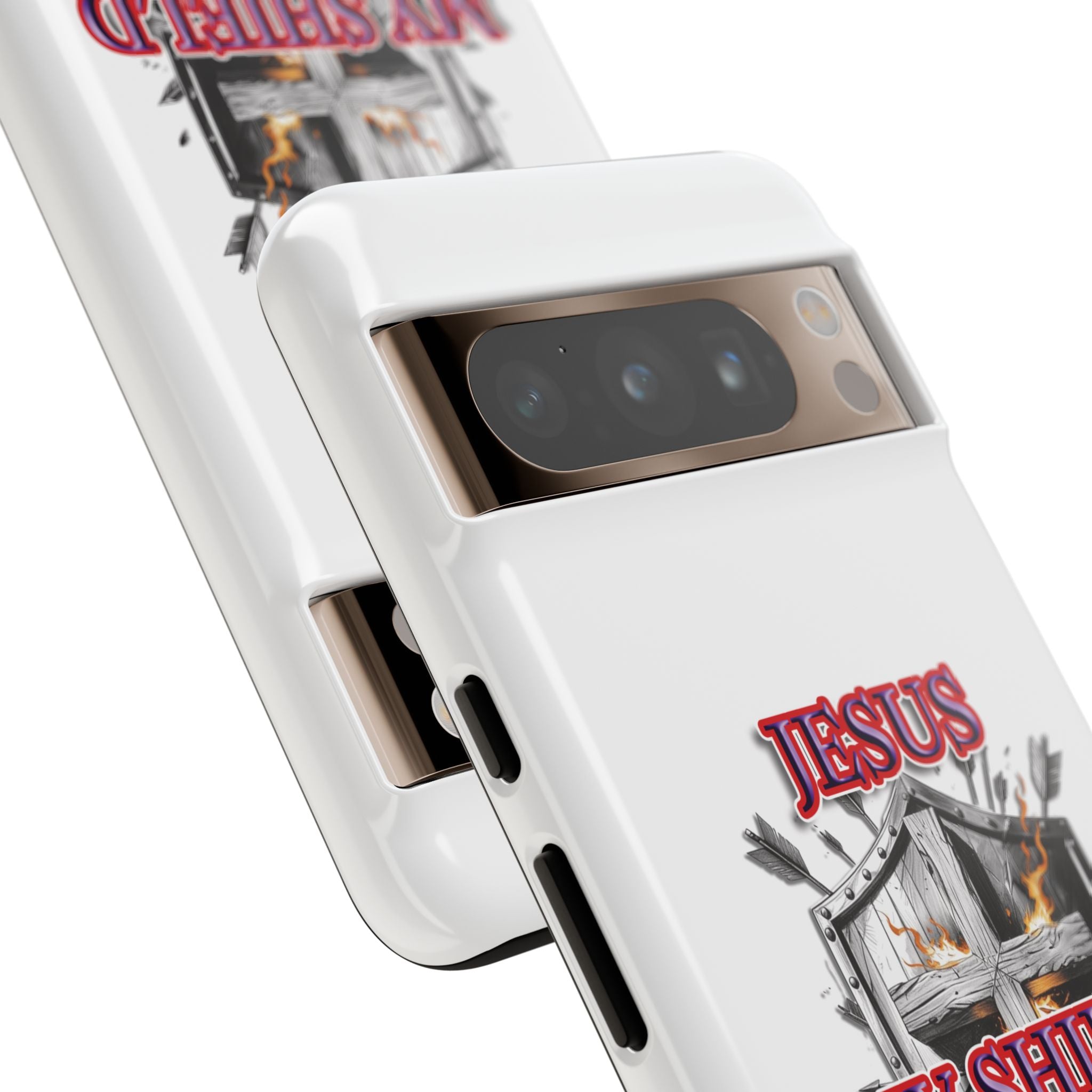 Shield | Phone Case | Jesus My Shield of Faith | Tough Cases, Christian Gift, Religious Decor, Inspirational Phone Cover, [...]
