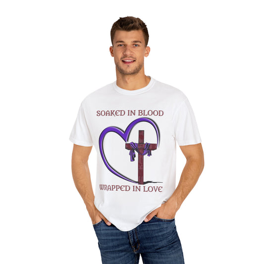 Wrapped in Love Christian T-Shirt | Faith-Inspired Comfort Colors Apparel | Spiritual Gift