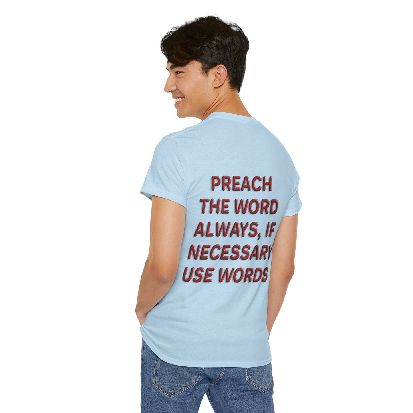 Preach the d’Avi Collection - T-Shirt, Religious T-Shirt, Faith Inspired Gift, Spiritual Apparel, Church Wear