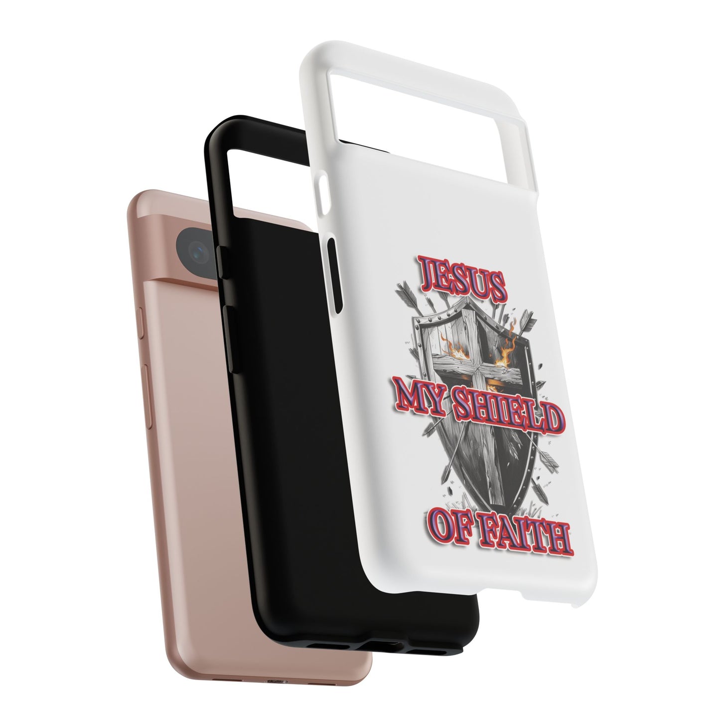 Faith-Inspired Phone Case | Jesus My Shield of Faith | Tough Cases, Christian Gift, Religious Decor, Inspirational Phone Cover, [...]
