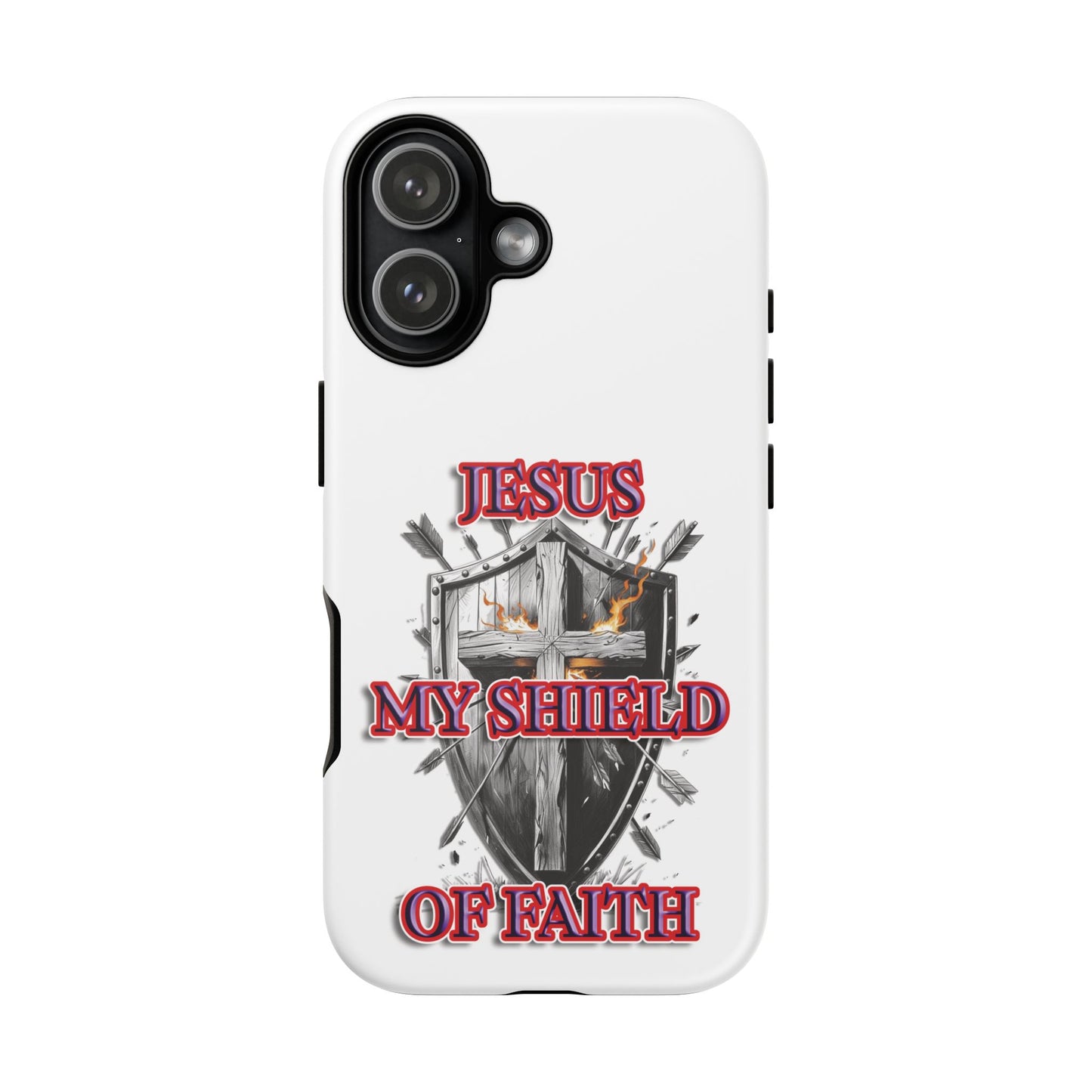 Faith-Inspired Phone Case | Jesus My Shield of Faith | Tough Cases, Christian Gift, Religious Decor, Inspirational Phone Cover, [...]