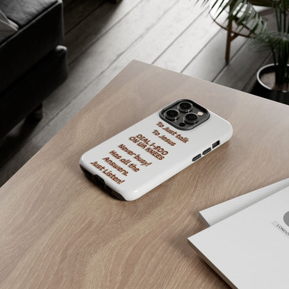 Dial Jesus Anytime | Christian Phone Case