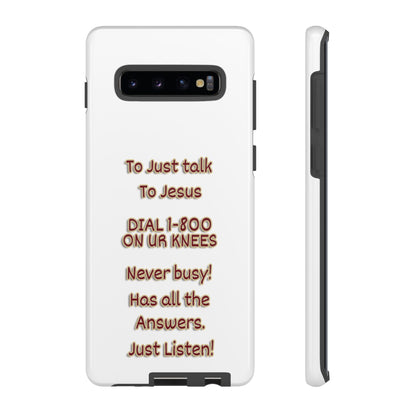 Dial Jesus Anytime | Christian Phone Case