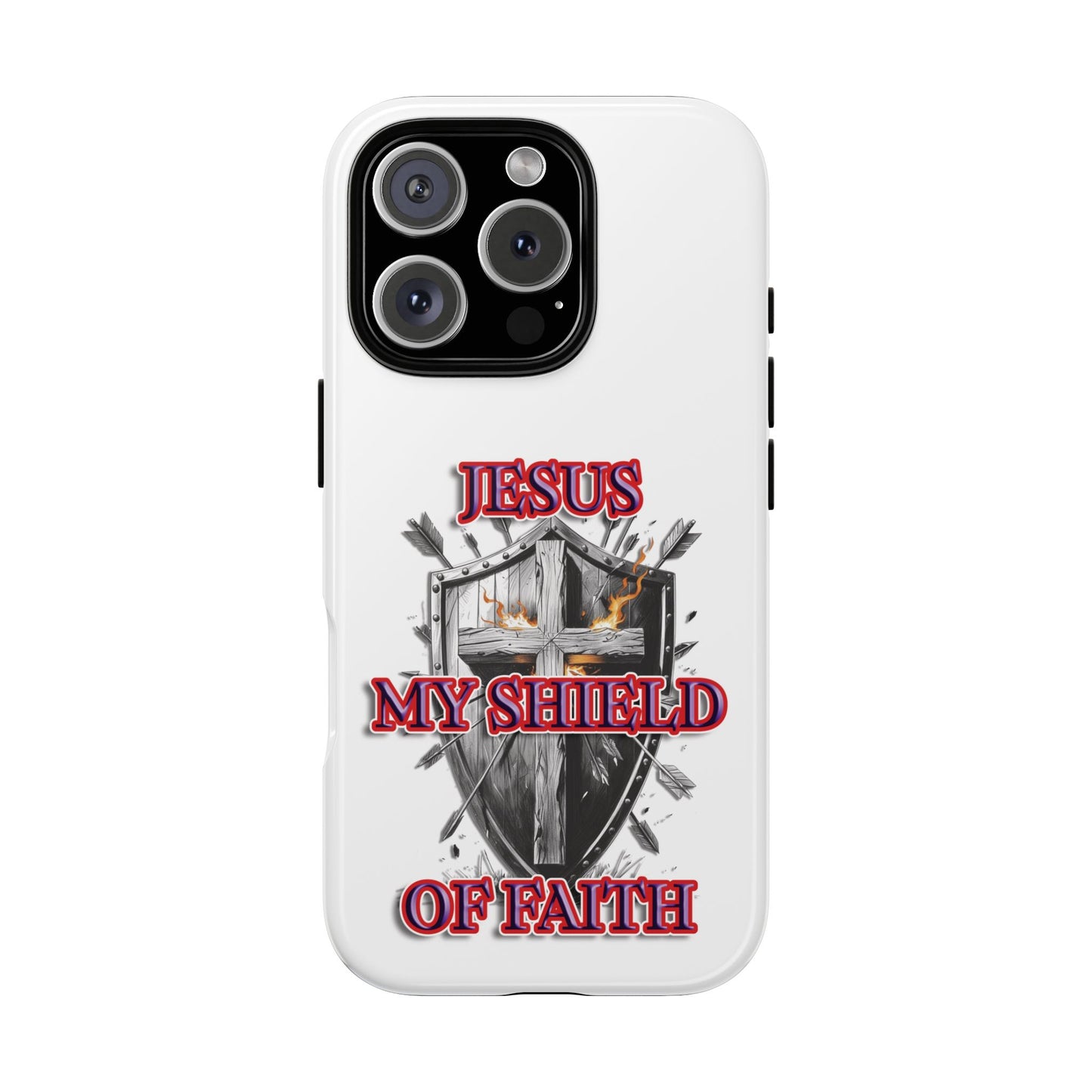 Faith-Inspired Phone Case | Jesus My Shield of Faith | Tough Cases, Christian Gift, Religious Decor, Inspirational Phone Cover, [...]