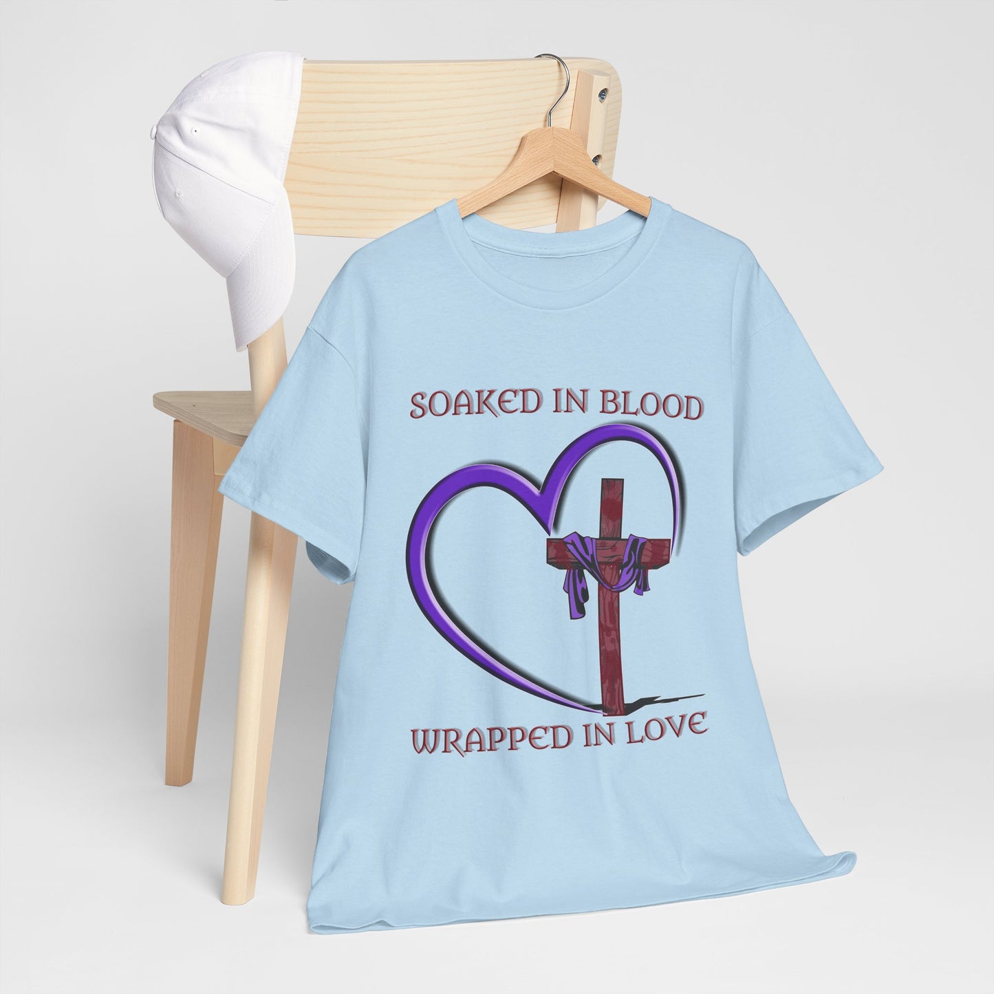 Wrapped in love - T-shirt - Religious T-Shirt, Faith Inspired Gift, Spiritual Apparel, Church Wear