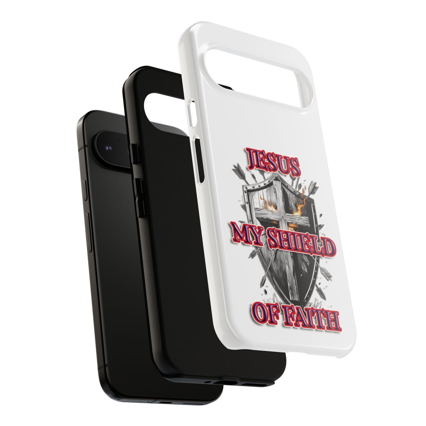 Faith-Inspired Phone Case | Jesus My Shield of Faith | Tough Cases, Christian Gift, Religious Decor, Inspirational Phone Cover, [...]