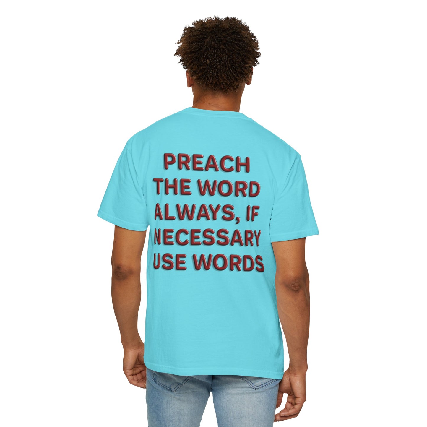 Preach Christian T-Shirt | d'Avi Collection | Faith-Inspired Comfort Colors Apparel