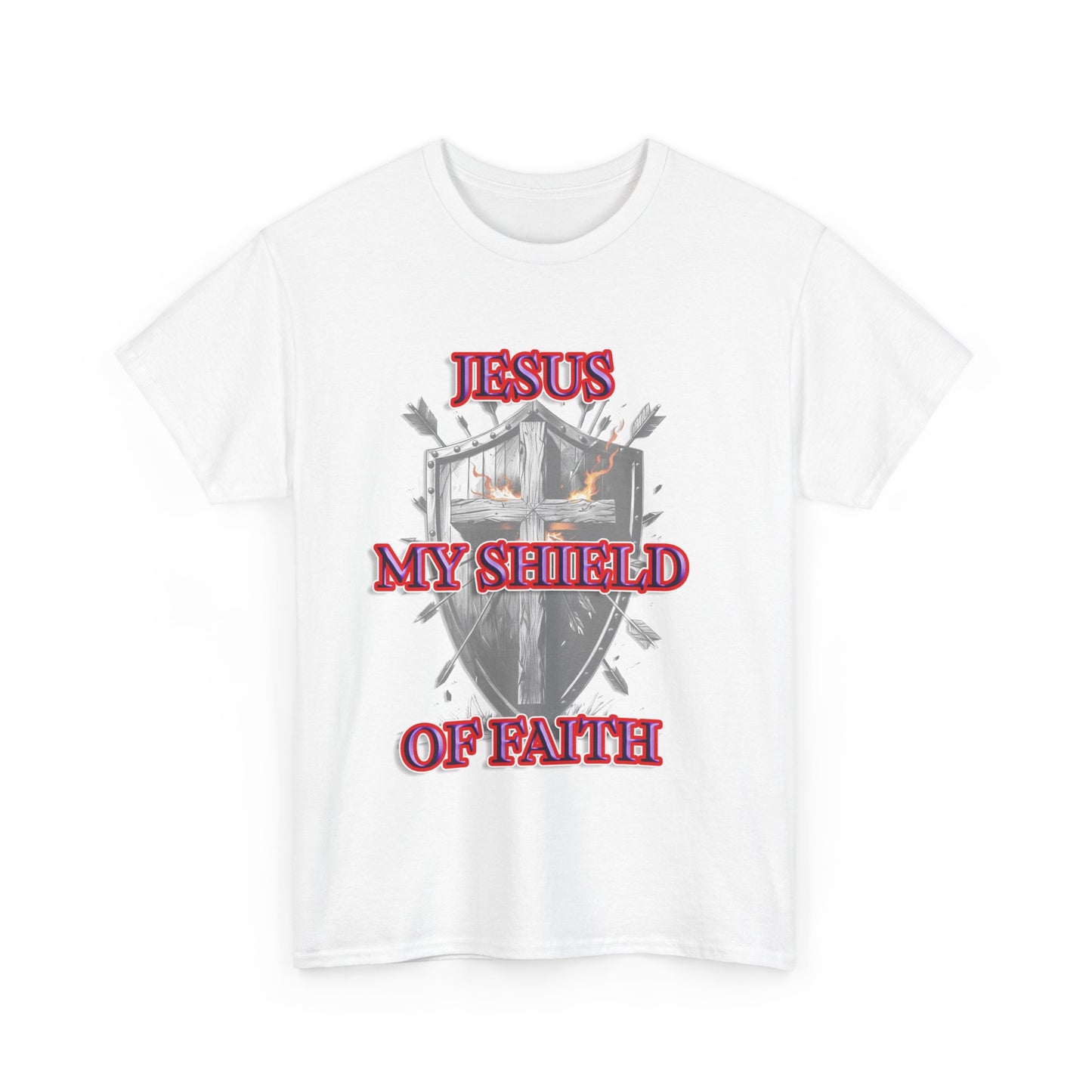 Shield of faith - Religious T-Shirt, Faith Inspired Gift, Spiritual Apparel, Church Wear