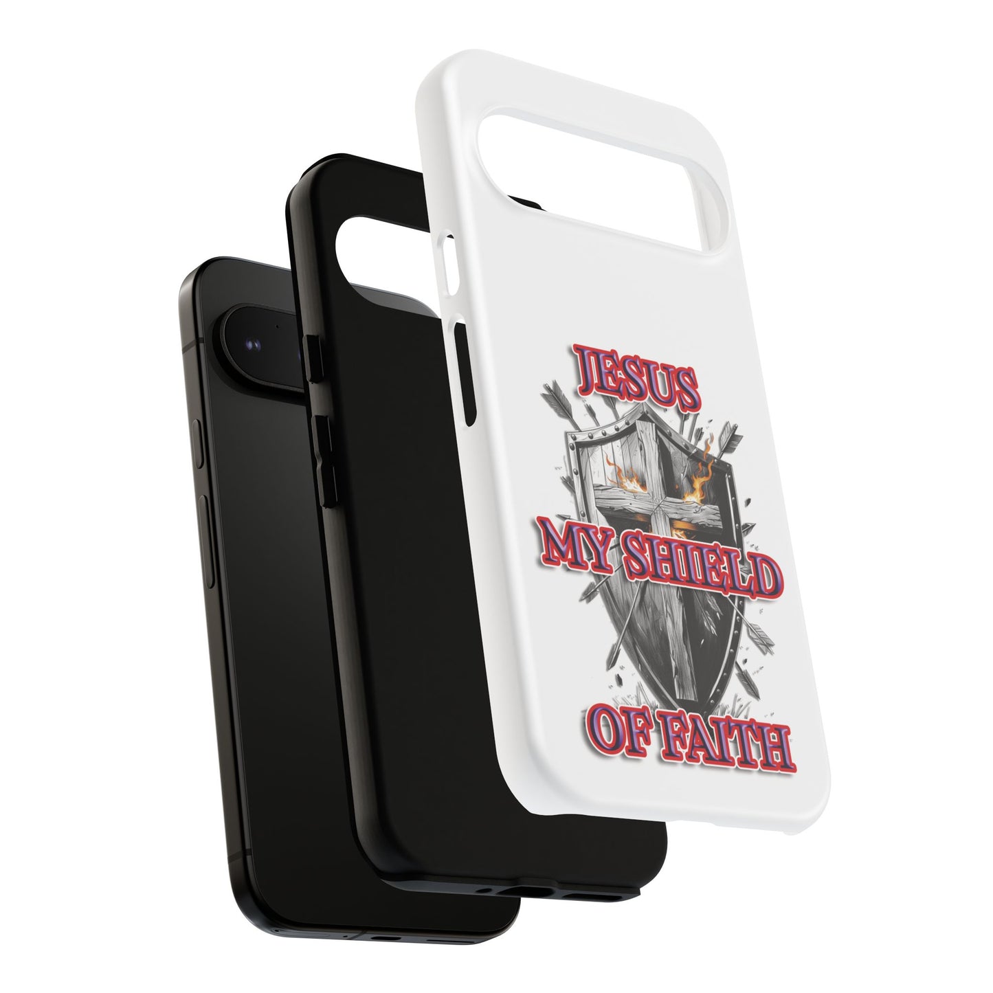 Faith-Inspired Phone Case | Jesus My Shield of Faith | Tough Cases, Christian Gift, Religious Decor, Inspirational Phone Cover, [...]
