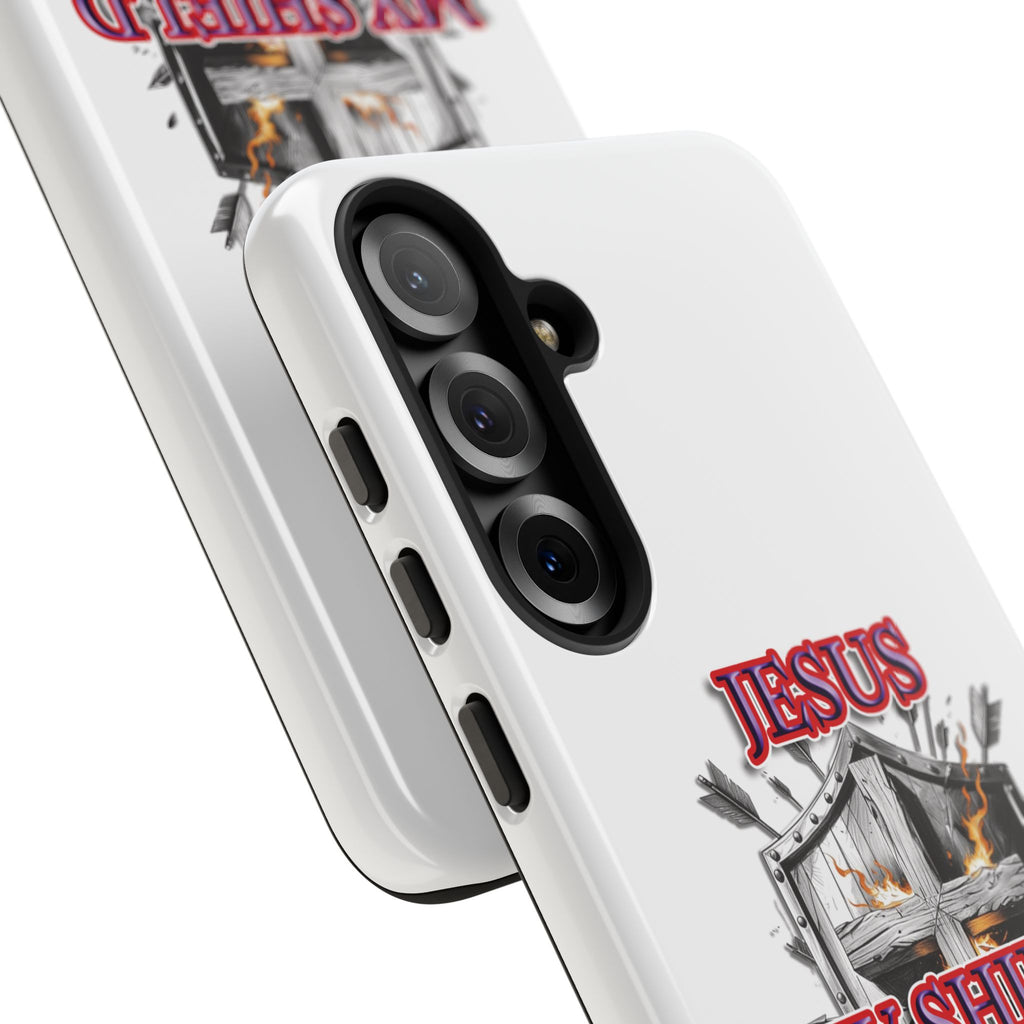 Shield | Phone Case | Jesus My Shield of Faith | Tough Cases, Christian Gift, Religious Decor, Inspirational Phone Cover, [...]