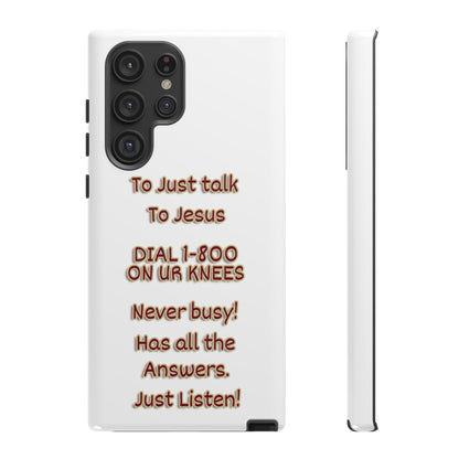Dial Jesus Anytime | Christian Phone Case