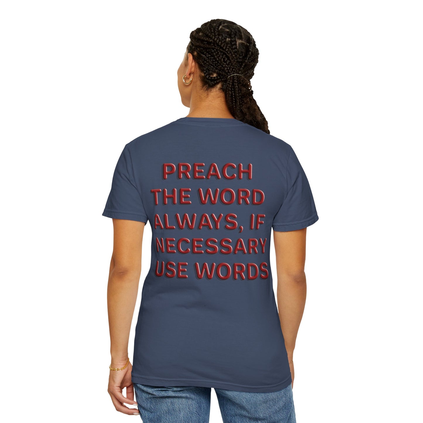Preach Christian T-Shirt | d'Avi Collection | Faith-Inspired Comfort Colors Apparel