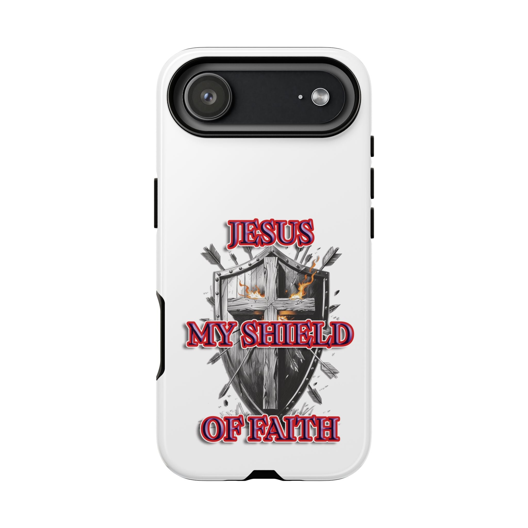 Shield | Phone Case | Jesus My Shield of Faith | Tough Cases, Christian Gift, Religious Decor, Inspirational Phone Cover, [...]