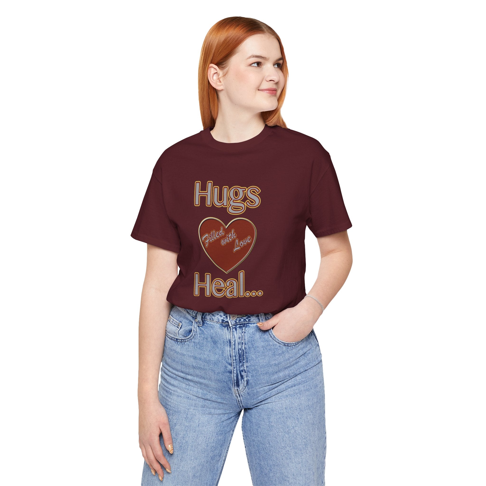 **Hugs Filled With Love Heal T-Shirt | Encouragement Comfort Tee**