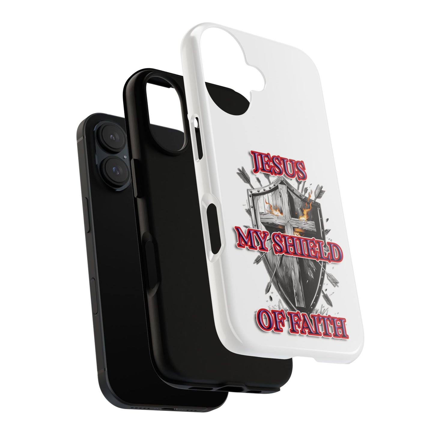 Faith-Inspired Phone Case | Jesus My Shield of Faith | Tough Cases, Christian Gift, Religious Decor, Inspirational Phone Cover, [...]